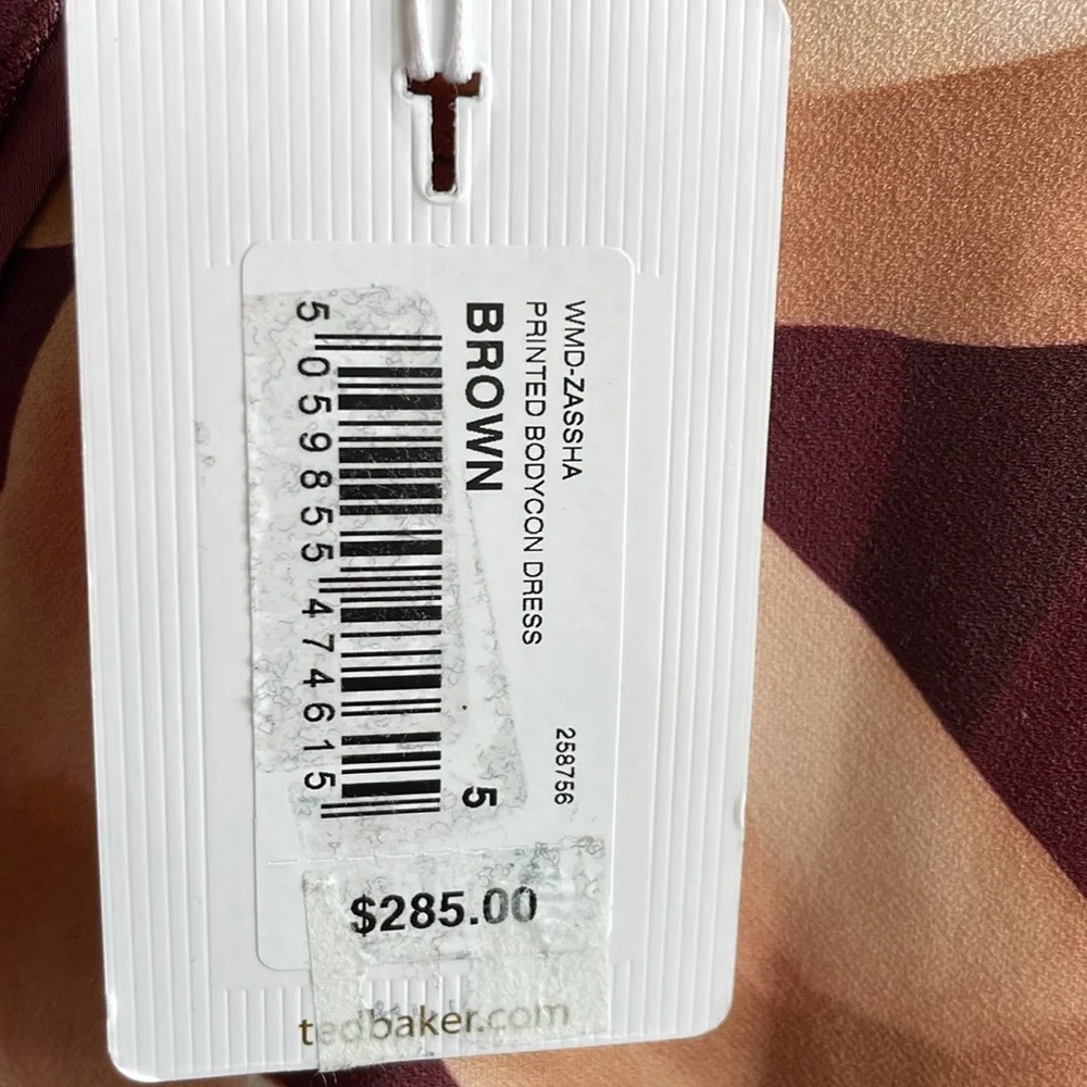 Ted Baker Zassha Bodycon Dress NWT - Picture 4 of 9